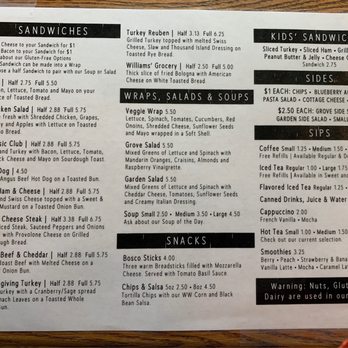 Whitling Whimsy - Lunch menu - Cafes Near Me - Casey, Illinois