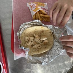 Kids Chicken on a Pita