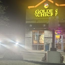 Exterior outside entrance of Golden Chick - Grand Prairie, Texas Exterior outside entrance of Golden Chick - Grand Prairie, Texas