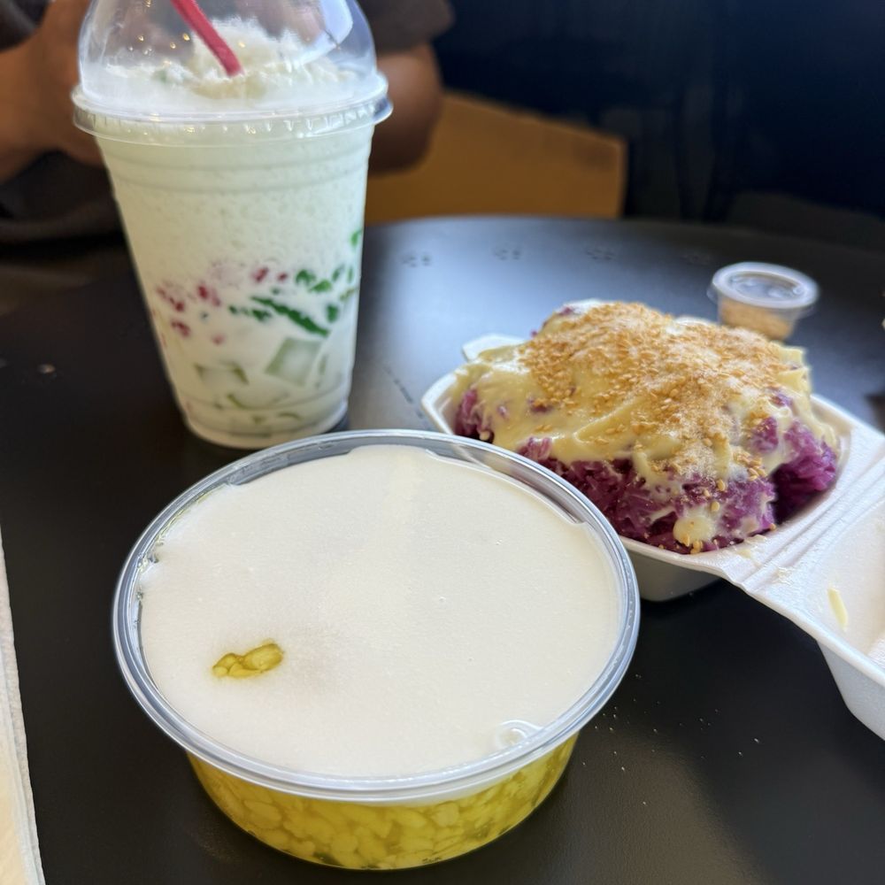Thach Che My Linh - Che tao xon, Che, sticky rice with mung bean and sesame powder - Desserts Near Me - Westminster, California Thach Che My Linh - Che tao xon, Che, sticky rice with mung bean and sesame powder - Desserts Near Me - Westminster, California