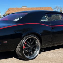 Sharps Custom Automotive & Transmission Repair - 1968 Supercharged Camaro. Auctioned at Barrett-Jackson January 2023.