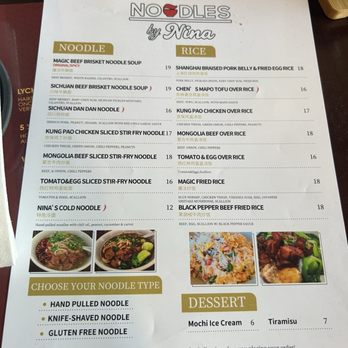 Noodles By Nina - Menu - Noodles Near Me - Denver, Colorado Noodles By Nina - Menu - Noodles Near Me - Denver, Colorado