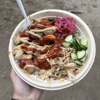 BiziBuns - Tofu mushroom bowl - Food Trucks Near Me - Brunswick, Maine BiziBuns - Tofu mushroom bowl - Food Trucks Near Me - Brunswick, Maine