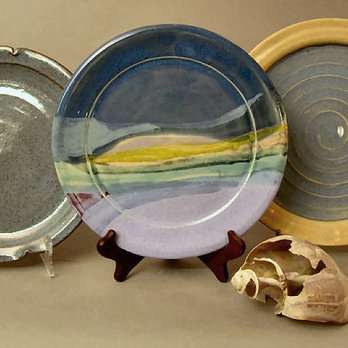 Barn Hill Pottery - Handmade stoneware platters.  Dishwasher and microwave safe. - Arts & Crafts Near Me - West Chatham, Massachusetts