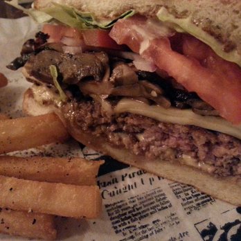 Prohibition Kitchen - Mushroom burger - Bars Near Me - St. Augustine, Florida Prohibition Kitchen - Mushroom burger - Bars Near Me - St. Augustine, Florida