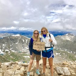 Diana Hellestrae Marshall - Hiking a 14er on my 50th Birthday!
