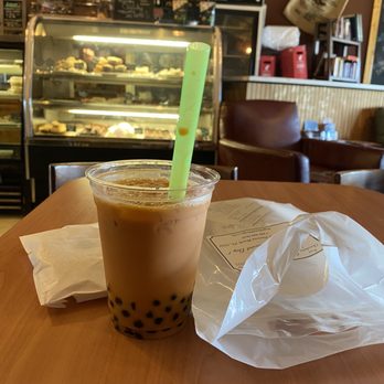 Serra Doce Daytona - Had some Thai tea bubble tea and a delicious raspberry cookie. - Breakfast & Brunch Near Me - Daytona Beach, Florida Serra Doce Daytona - Had some Thai tea bubble tea and a delicious raspberry cookie. - Breakfast & Brunch Near Me - Daytona Beach, Florida