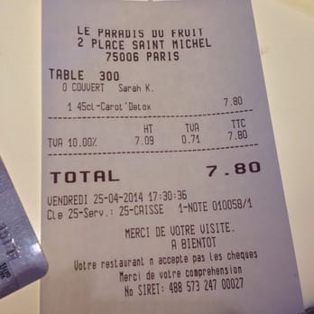 Paradis du Fruit - French Near Me - Paris, 75