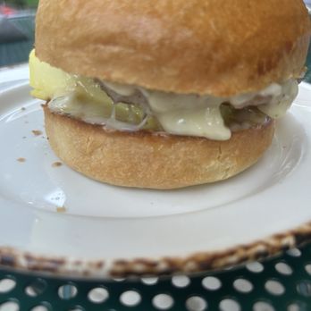 Pennyroyal Cafe & Provisions - Sausage, egg & cheese on brioche - Breakfast & Brunch Near Me - Saugatuck, Michigan Pennyroyal Cafe & Provisions - Sausage, egg & cheese on brioche - Breakfast & Brunch Near Me - Saugatuck, Michigan