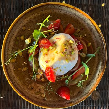 El Mirador Restaurant - Bruschetta appetizer. - Mexican Near Me - Todos Santos, BCS