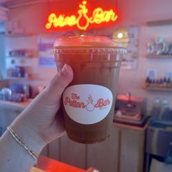 Hustle/Haven - Iced lavender vanilla latte