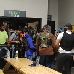 BattlegroundZ - Ready to start a game of Airsoft
