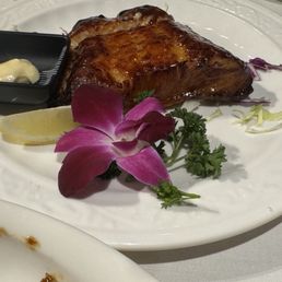Baked black cod Baked black cod