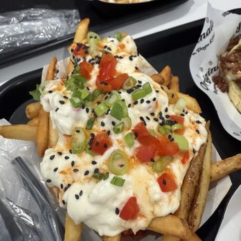 1950 Originals - Loaded Crab Rangoon Fries - Burgers Near Me - Westfield, New Jersey 1950 Originals - Loaded Crab Rangoon Fries - Burgers Near Me - Westfield, New Jersey
