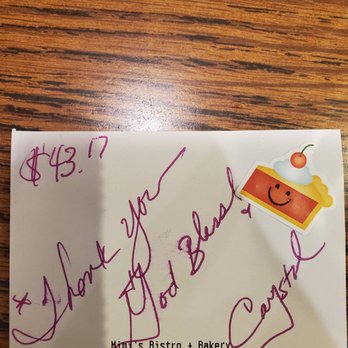 Mimi's Cafe - Thank you Crystal for the laughter and uplifting me when I was down  #lovethesticker - Breakfast & Brunch Near Me - Henderson, Nevada