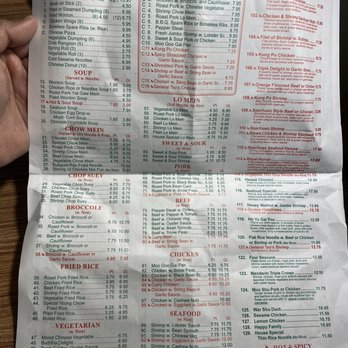 Five Star Chinese Restaurant - Chinese menu as of 11/8/2020 - Chinese Near Me - Hazleton, Pennsylvania