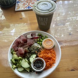 Poke bowl and smoothie Poke Bowl Green Dream
