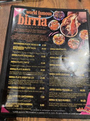 Menu photo 3 Dona Leti’s Houston, TX