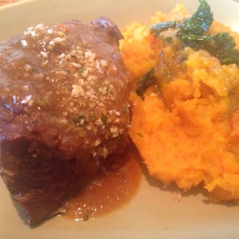 Whiskey Cake - Mesquite Grilled Short Rib (Whiskey Braised, Rutabaga/Carrot Mash, Horseradish, Gremolata, Crispy Kale, Brown Butter Vinaigrette, $18) - New American Near Me - Plano, Texas Whiskey Cake - Mesquite Grilled Short Rib (Whiskey Braised, Rutabaga/Carrot Mash, Horseradish, Gremolata, Crispy Kale, Brown Butter Vinaigrette, $18) - New American Near Me - Plano, Texas