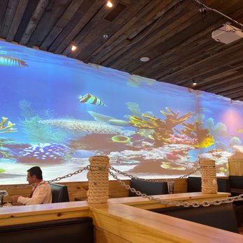 Royal Seafood House - Cool projected marine life. - Seafood Near Me - Granger, Indiana Royal Seafood House - Cool projected marine life. - Seafood Near Me - Granger, Indiana