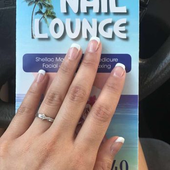 Island Nails Lounge - Shellac French manicure. - Nail Salons Near Me - Cypress, Texas