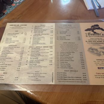 Bonsai's Restaurant - American Near Me - Manchester, New Hampshire Bonsai's Restaurant - American Near Me - Manchester, New Hampshire