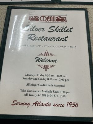 Menu photo 8 The Silver Skillet Atlanta, GA Menu photo 8 The Silver Skillet Atlanta, GA