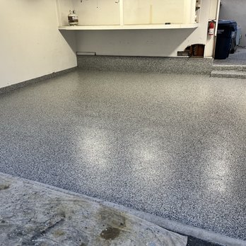 Creative Epoxy Coating - Garage w/ epoxy - Flooring Near Me Creative Epoxy Coating - Garage w/ epoxy - Flooring Near Me