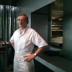 Le Café Bras - Chef Michel Bras con dos estrellas michelin