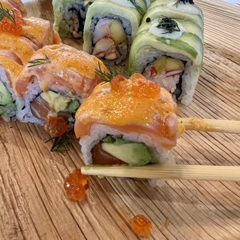 Prime Fish - Prime salmon roll! Look at the roe! @feisty.eats - Sushi Bars Near Me - Charlotte, North Carolina Prime Fish - Prime salmon roll! Look at the roe! @feisty.eats - Sushi Bars Near Me - Charlotte, North Carolina