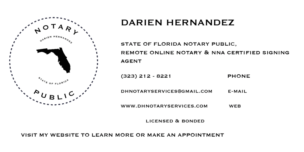 DARIEN HERNANDEZ NOTARY PUBLIC Request a Quote Lake Worth, FL Yelp