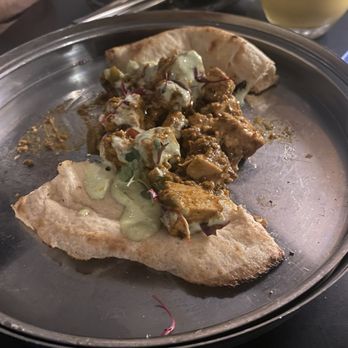 Farzi Cafe - The fire sourdough kulcha - Indian Near Me - Bellevue, Washington