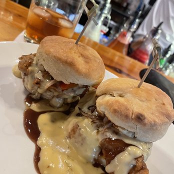 Blue Ruin - Chicken fried steak sliders - Cocktail Bars Near Me - Cambridge, Maryland Blue Ruin - Chicken fried steak sliders - Cocktail Bars Near Me - Cambridge, Maryland