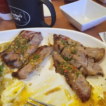 Rocky's Cafe - oops not a NY steak - Breakfast & Brunch Near Me - Seaside, California Rocky's Cafe - oops not a NY steak - Breakfast & Brunch Near Me - Seaside, California