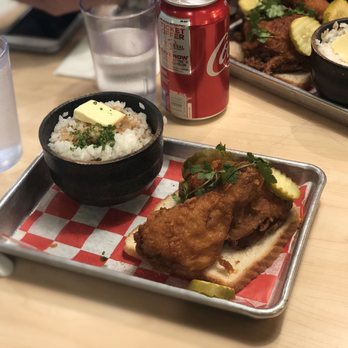 Bantam King - Fried Chicken (dark meat) with chicken dripping & rice - Ramen Near Me - Washington, DC, District of Columbia