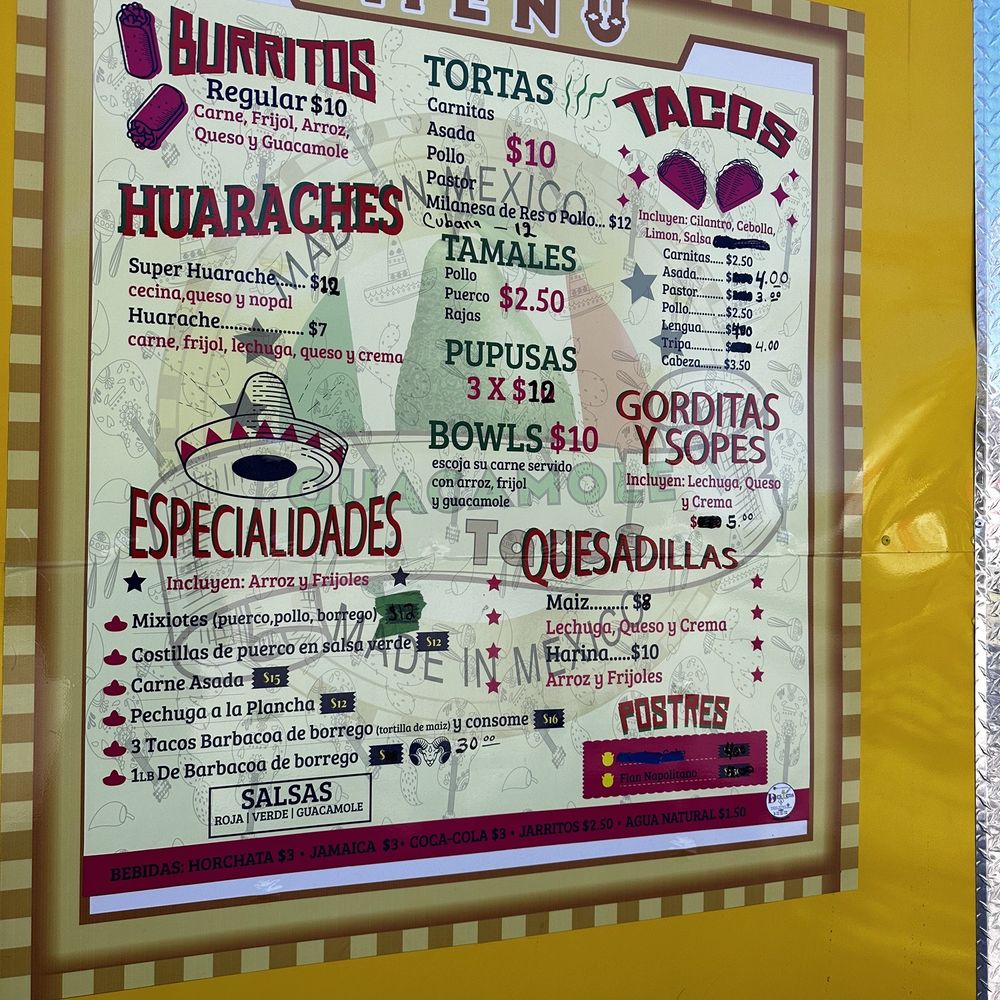 Guacamole Tacos - Menu - Mexican Near Me - Clayton, North Carolina Guacamole Tacos - Menu - Mexican Near Me - Clayton, North Carolina