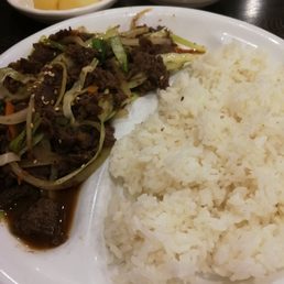 Bulgogi with rice Bulgogi with rice