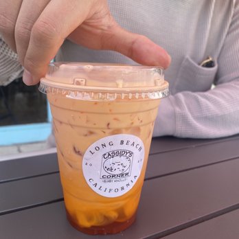 Cassidy’s Corner Cafe - Thai Iced Tea - Cafes Near Me - Long Beach, California