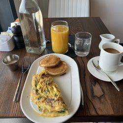 Omelette breakfast
