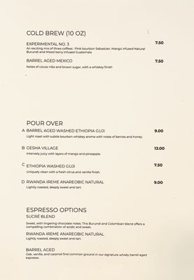 Menu photo 5 Regent Coffee Glendale, CA Menu photo 5 Regent Coffee Glendale, CA