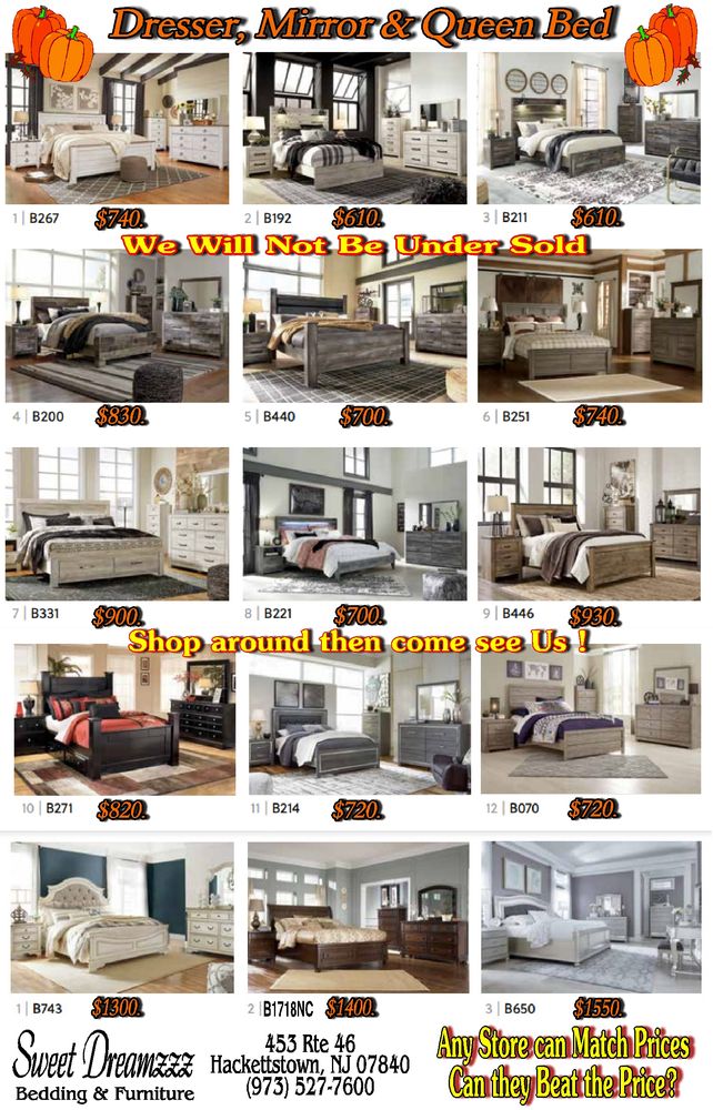 SWEET DREAMZZZ BEDDING & FURNITURE Updated October 2024 453 Rte 46