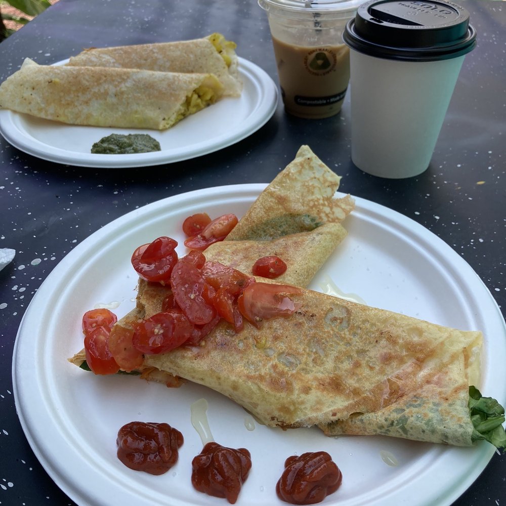 Lockwood Cafe - Kimchi dosa - Cafes Near Me - Ames, Iowa