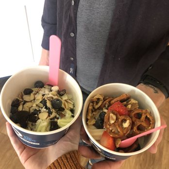 Olo Dessert Studio - Vegan frozen almond yogurt and vegan frozen apple sorbet with fresh toppings !! - Ice Cream & Frozen Yogurt Near Me - Albuquerque, New Mexico
