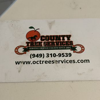 Orange County Tree Services - Business card. Don't be fooled with other companies with a similar name. - Tree Services Near Me Orange County Tree Services - Business card. Don't be fooled with other companies with a similar name. - Tree Services Near Me