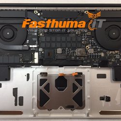 Fasthuma Computer Repair - MacBook Pro Retina Touchpad Replacement.