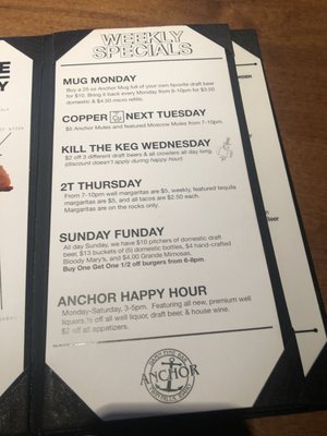 Menu photo 2 Anchor Bistro & Bar Twin Falls, ID Menu photo 2 Anchor Bistro & Bar Twin Falls, ID