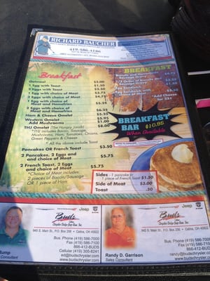 Menu photo 1 Rustic Haven Saint Marys, OH