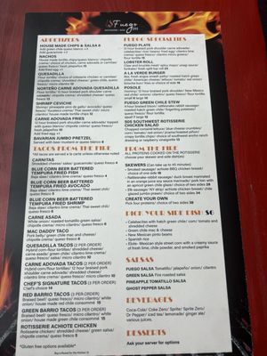 Menu photo 3 Fuego 505 Albuquerque, NM Menu photo 3 Fuego 505 Albuquerque, NM