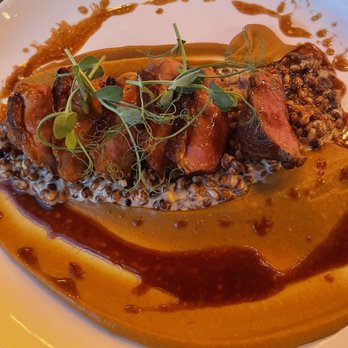 Oak Steakhouse - SMOKED PEKING DUCK BREAST - Steakhouses Near Me - Raleigh, North Carolina Oak Steakhouse - SMOKED PEKING DUCK BREAST - Steakhouses Near Me - Raleigh, North Carolina
