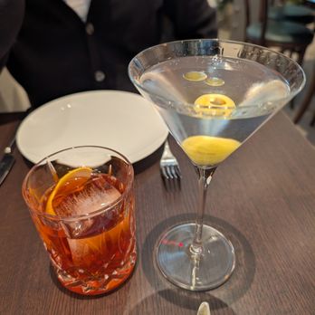 Leon's - olive oil martini and amaro manhattan - Italian Near Me - New York, New York